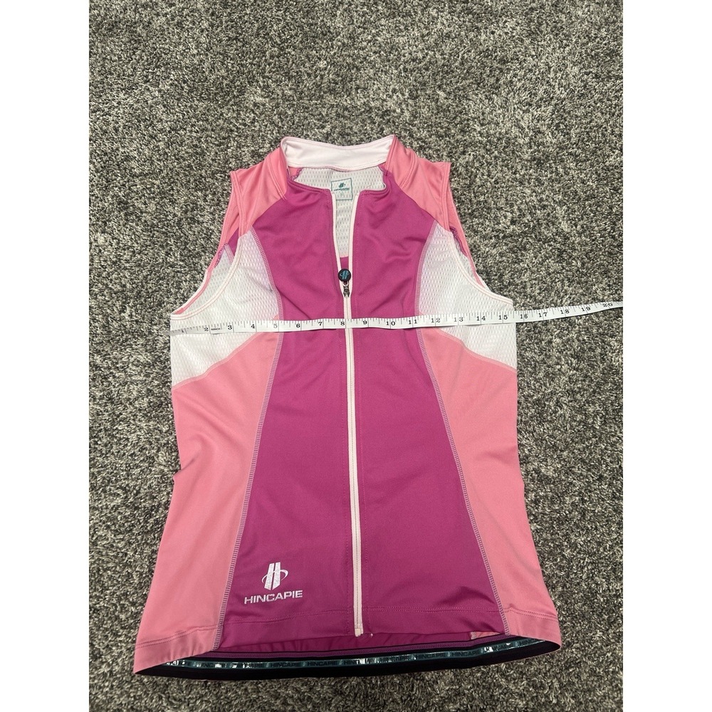 Hincapie Women's M Cycling Vest Full Zip Sleeveless Breathable Back Pockets - Picture 6 of 7